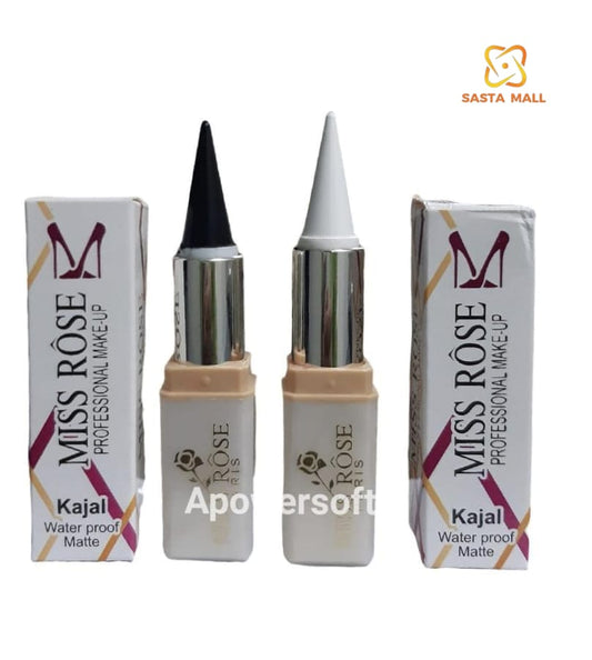 Blazing Eye Kajal White & Black